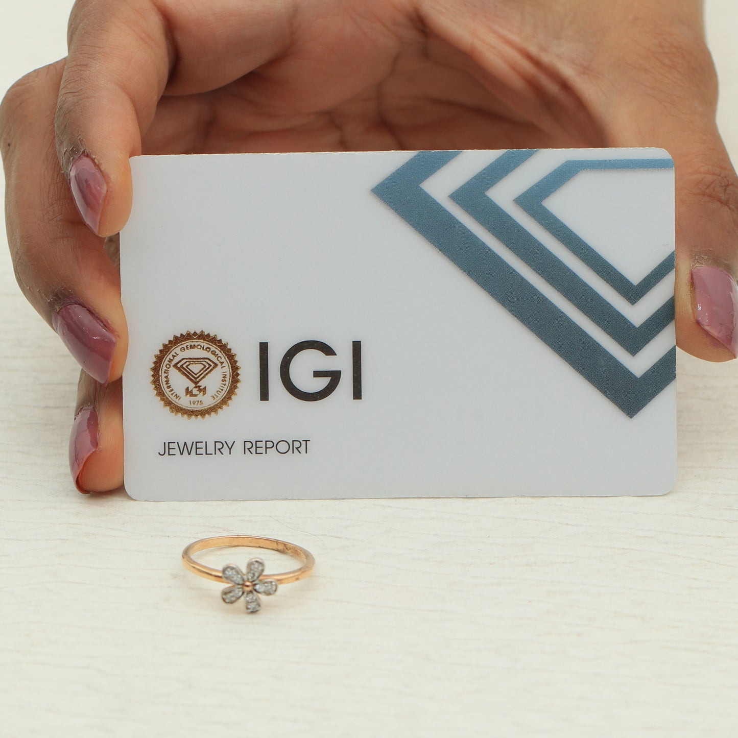 Fresh Floral Diamond Ladies Ring