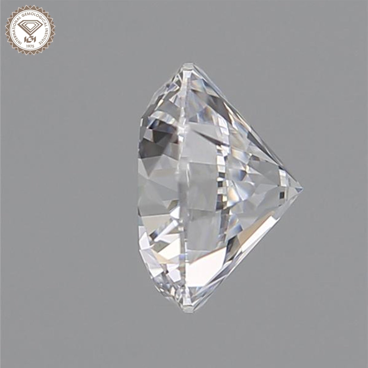 IGI Certified 2.45 Ct. Round Cut CVD Diamond E Color VS1 Clarity