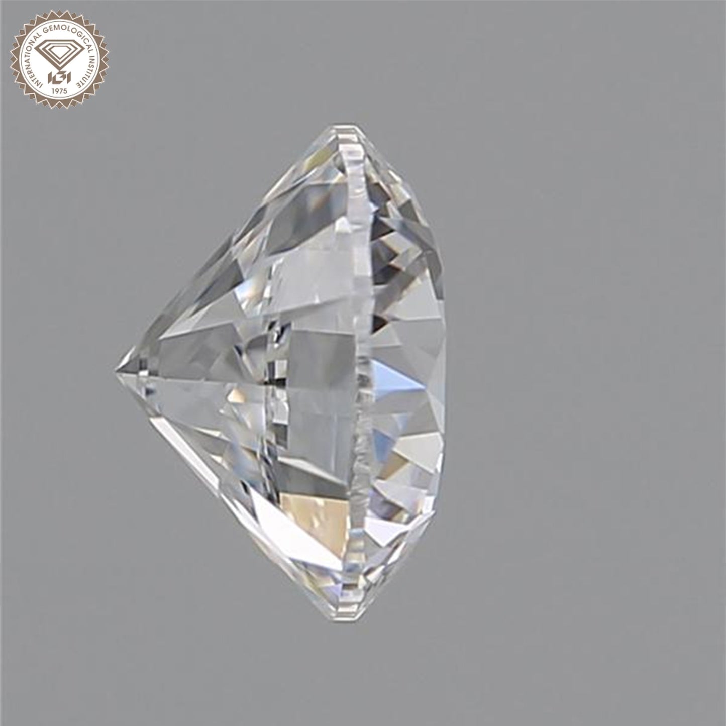 IGI Certified 2.45 Ct. Round Cut CVD Diamond E Color VS1 Clarity