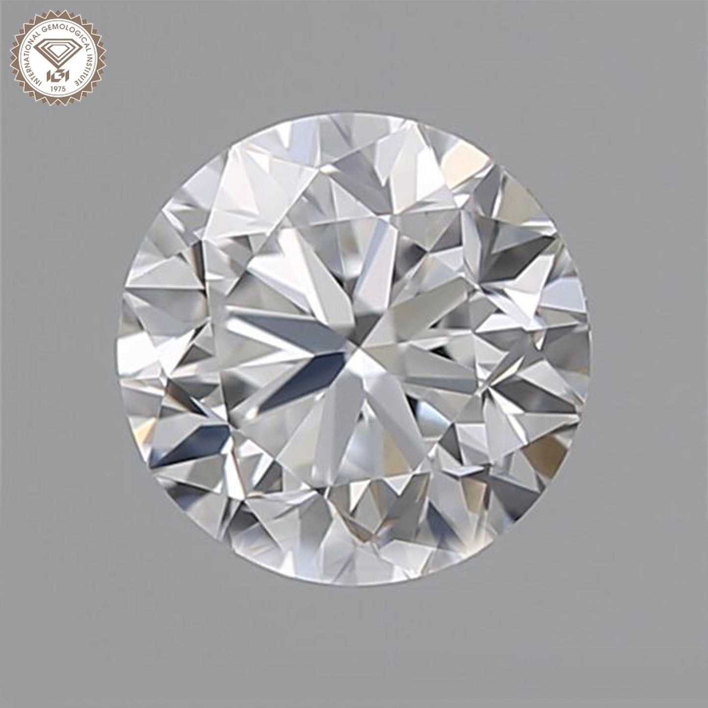 IGI Certified 2.7 Ct. Round Cut CVD Diamond F Color VS1 Clarity