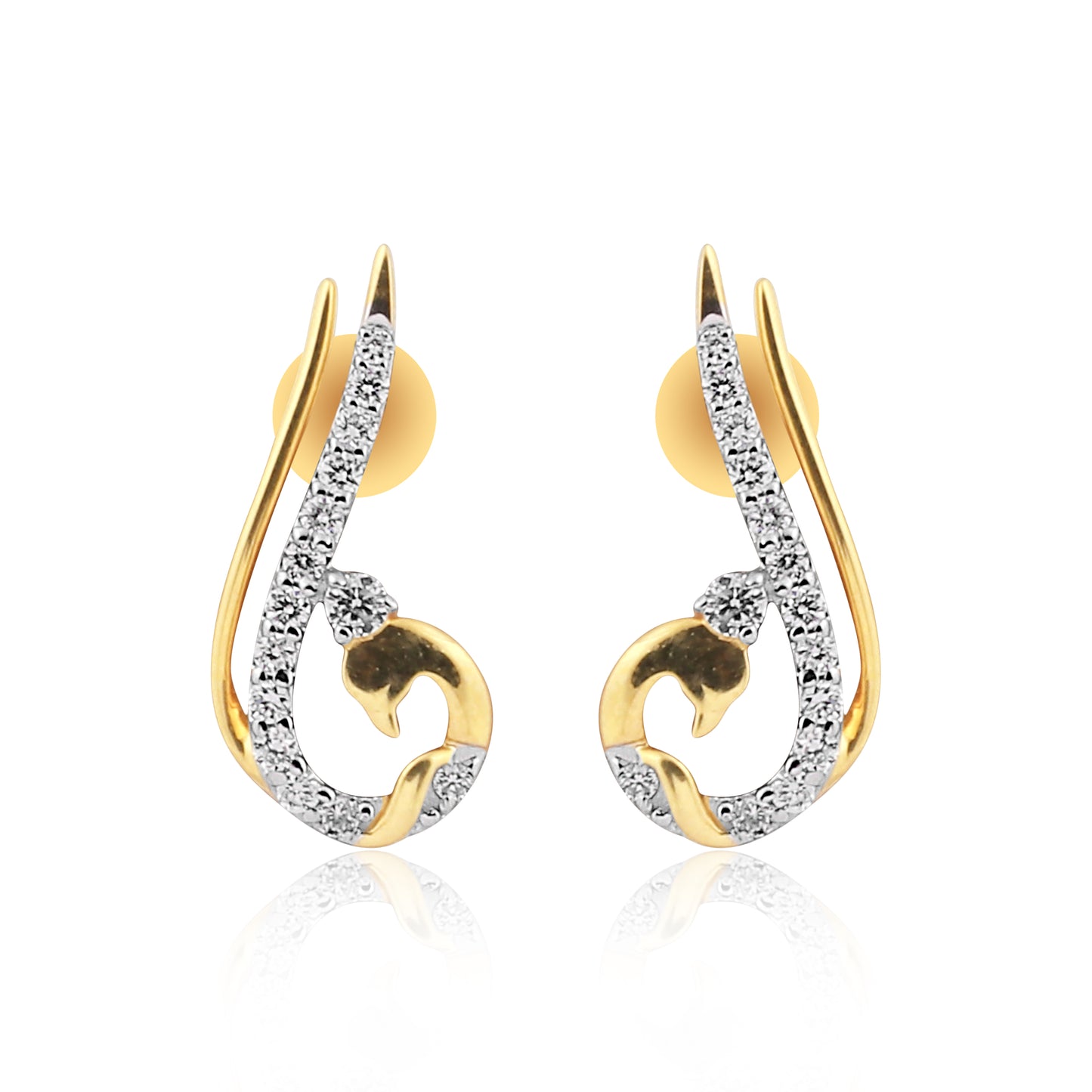 Elegant Diamond Drop Earrings