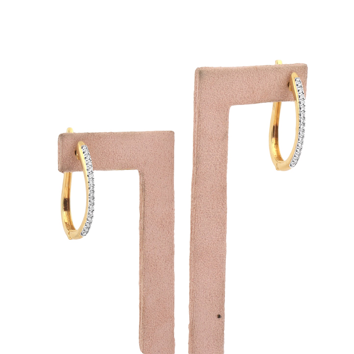 Luxury Diamond Hoop Earrings