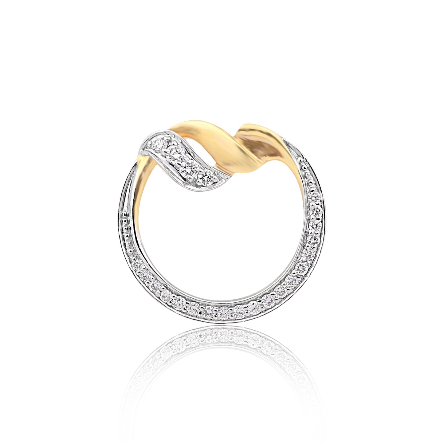 Twilight Embrace Diamond Pendant