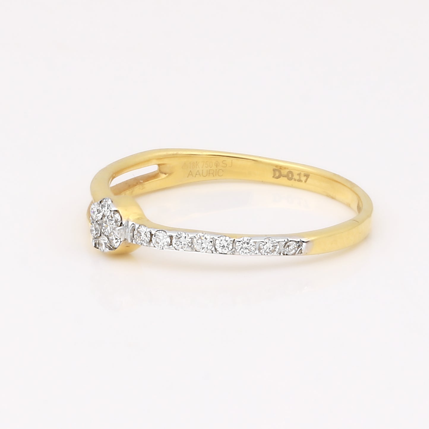 Diamond cluster ring
