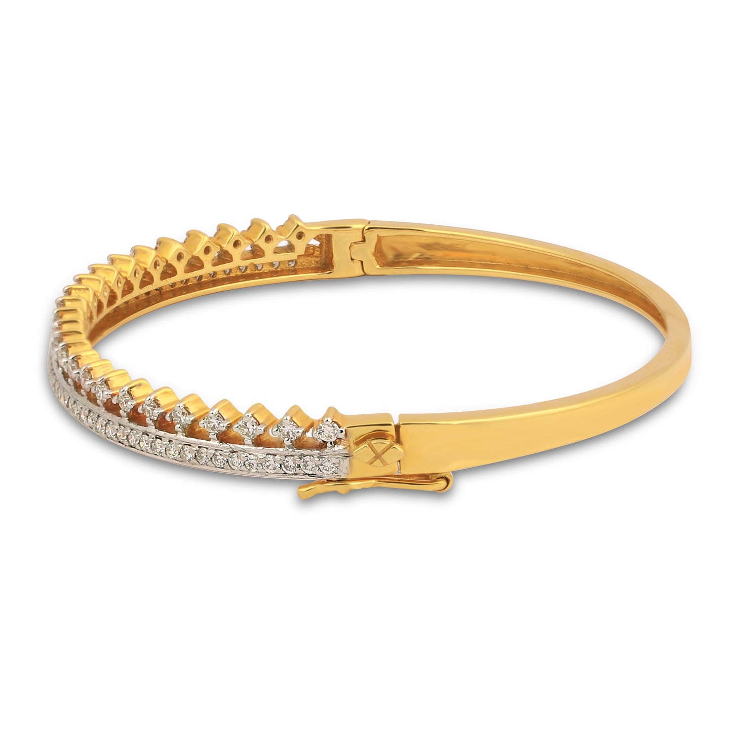 Radiant Row Diamond Bangle