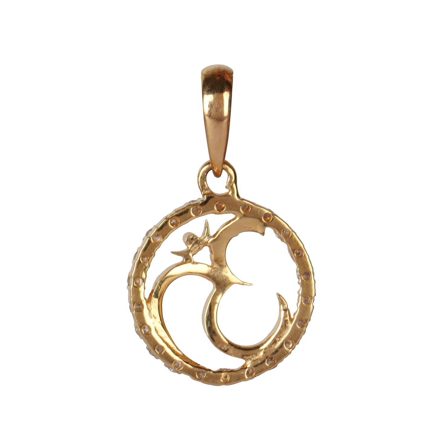 Divine Om Diamond Pendant
