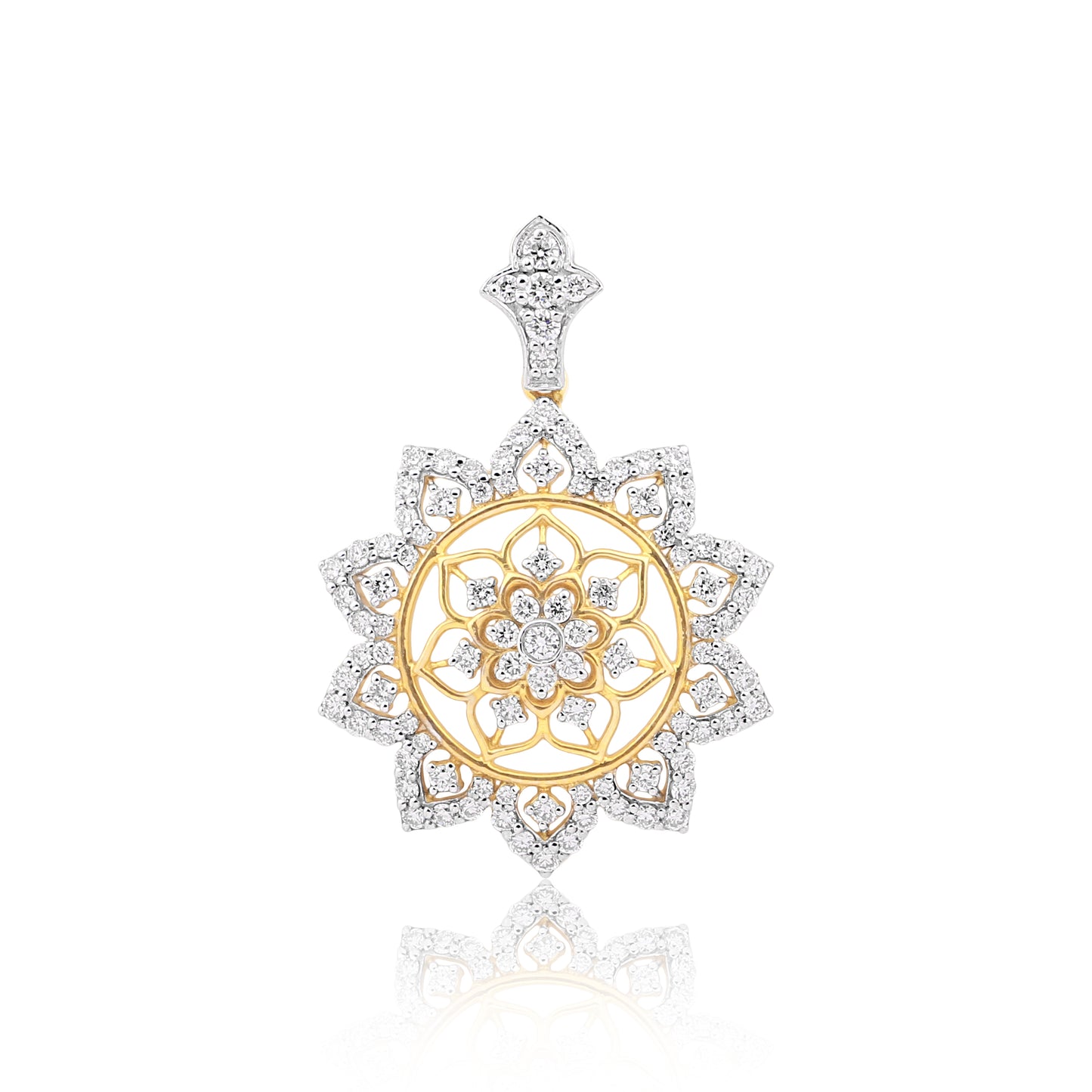 Celestial Bloom Diamond Pendant