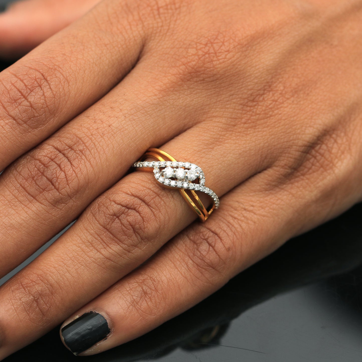 Cluster Diamond Ladies Ring