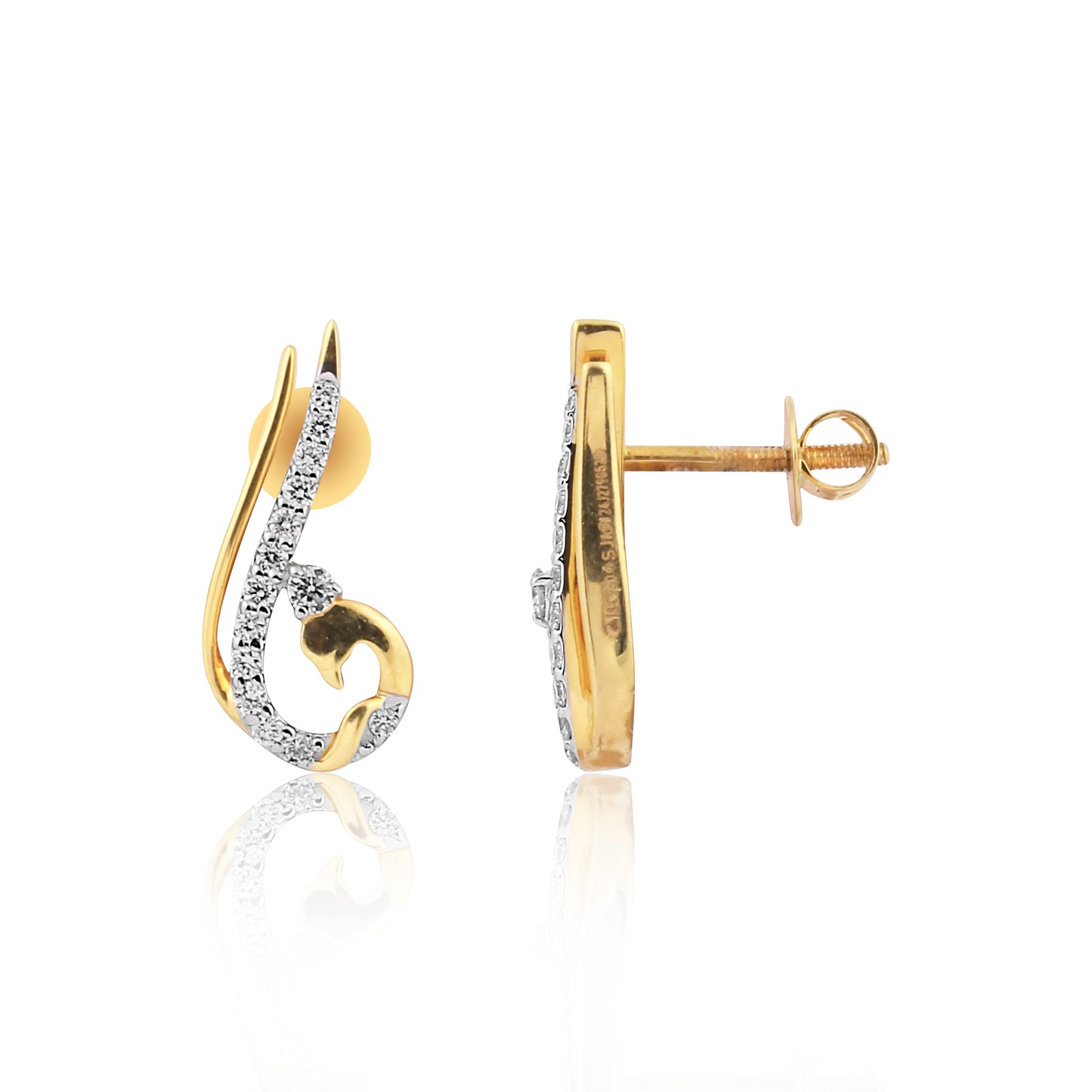 Elegant Diamond Drop Earrings