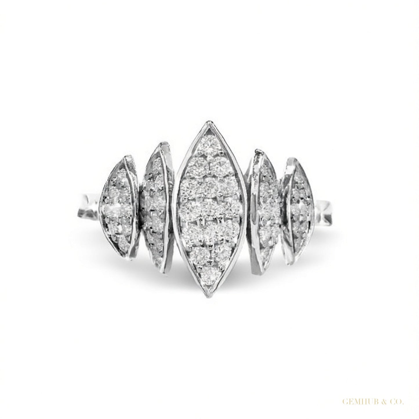 Genuine Lab-Grown/CVD Diamond Tennis Wedding Bracelet 18k Rose Gold 3.25 mm – white background main image