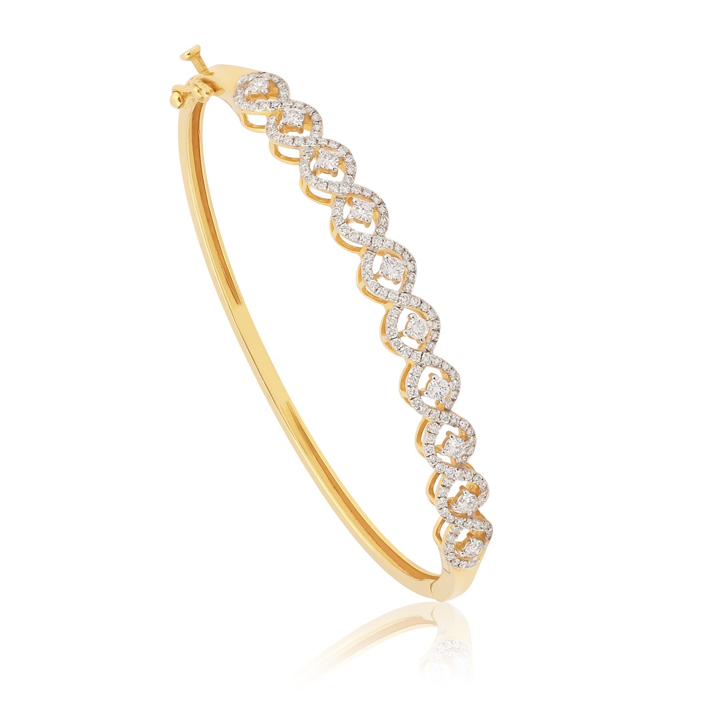 1.34ct Natural Diamond Tennis Bracelet