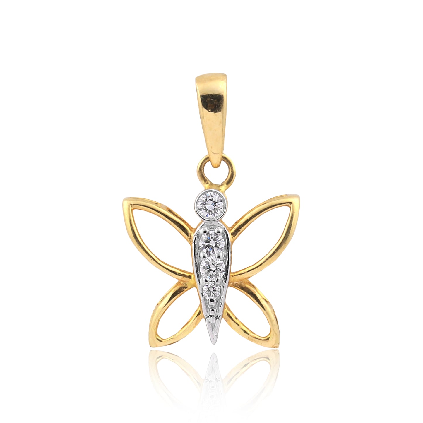 Butterfly Bliss Diamond Pendant Set