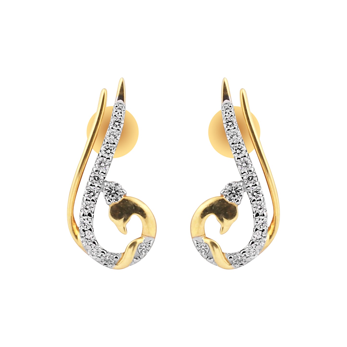 Elegant Diamond Drop Earrings
