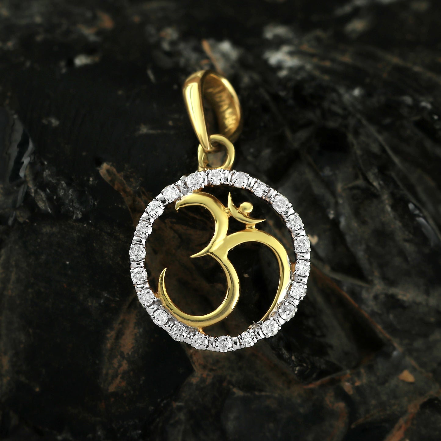 Divine Om Diamond Pendant
