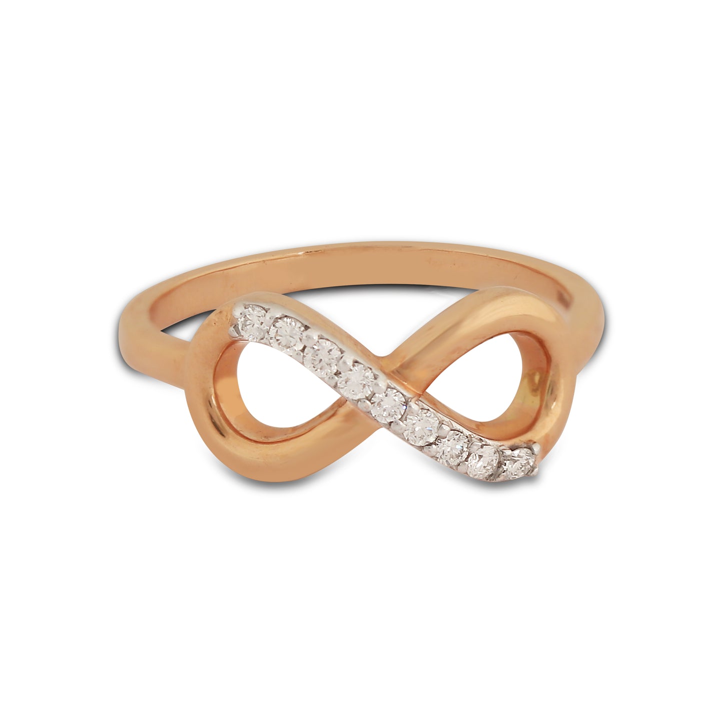 Crossover Diamond Ladies Ring