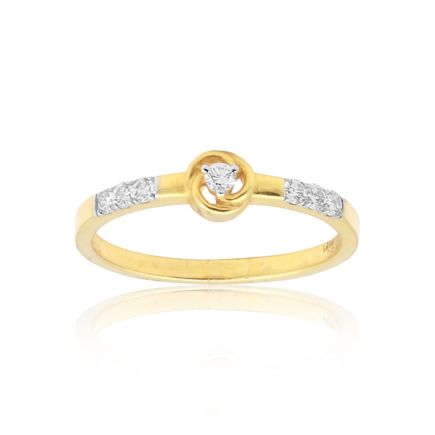 Orchid Gold Diamond Ring