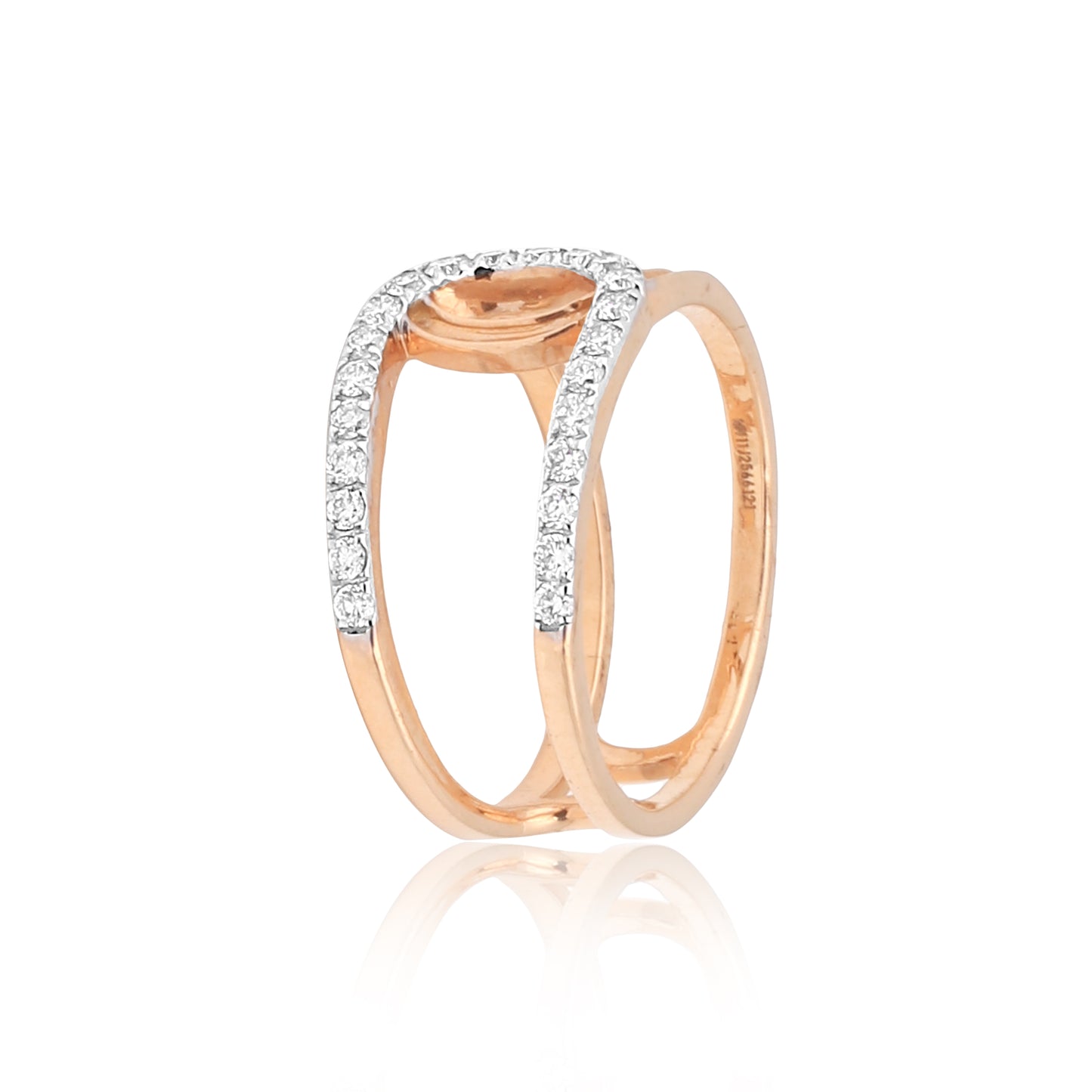 Diamond Open Loop Ring