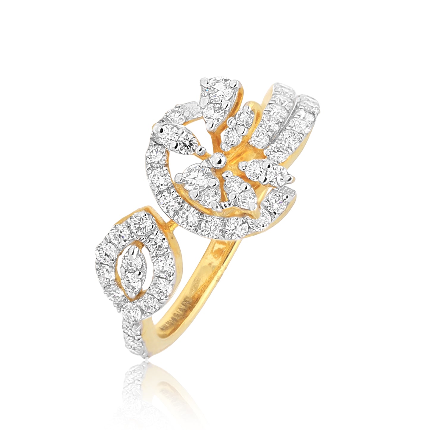 Radiant Halo Diamond Ring