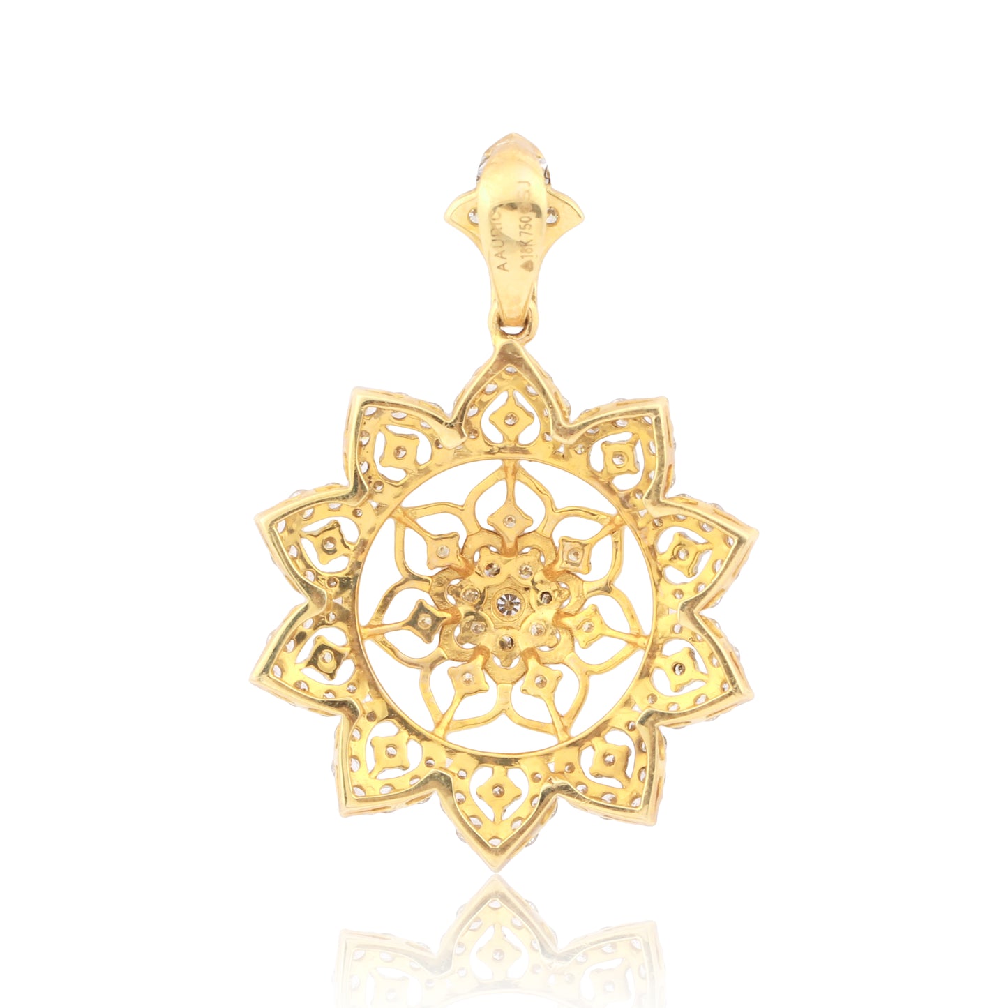 Celestial Bloom Diamond Pendant