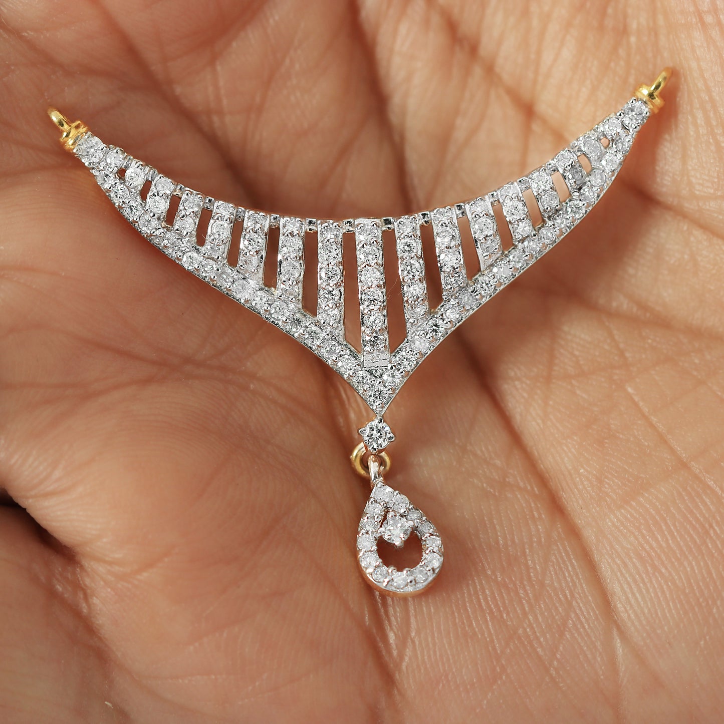 Radiant Harmony Diamond Pendant