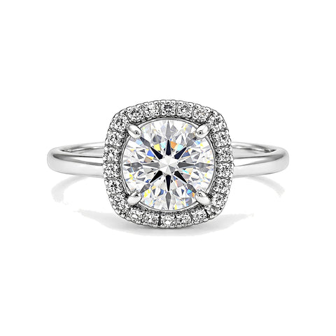 4.00 Ct Round Cut Lab Grown Diamond Ring VS1