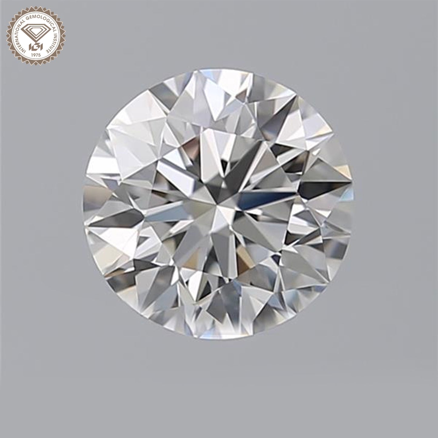 IGI Certified 1.18 Ct. Round Cut CVD Diamond E Color VS1 Clarity
