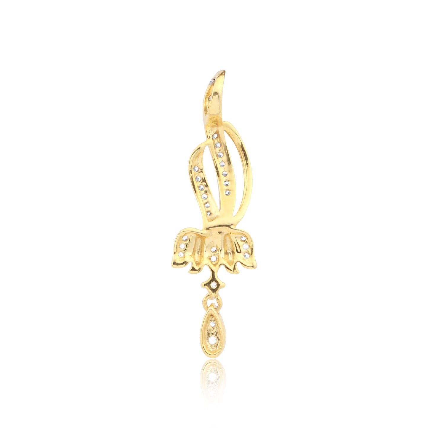 Floral-Inspired Diamond Pendant