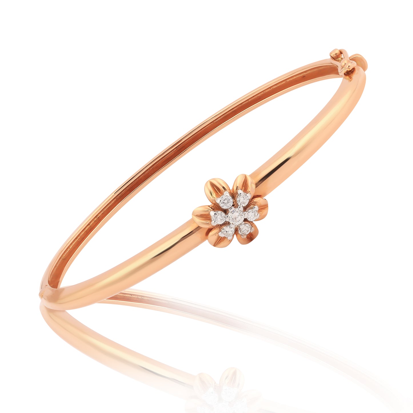 Blossom Charm Diamond Bangle