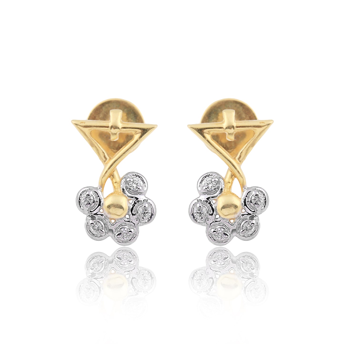 Floral Harmony Diamond Pendant Set