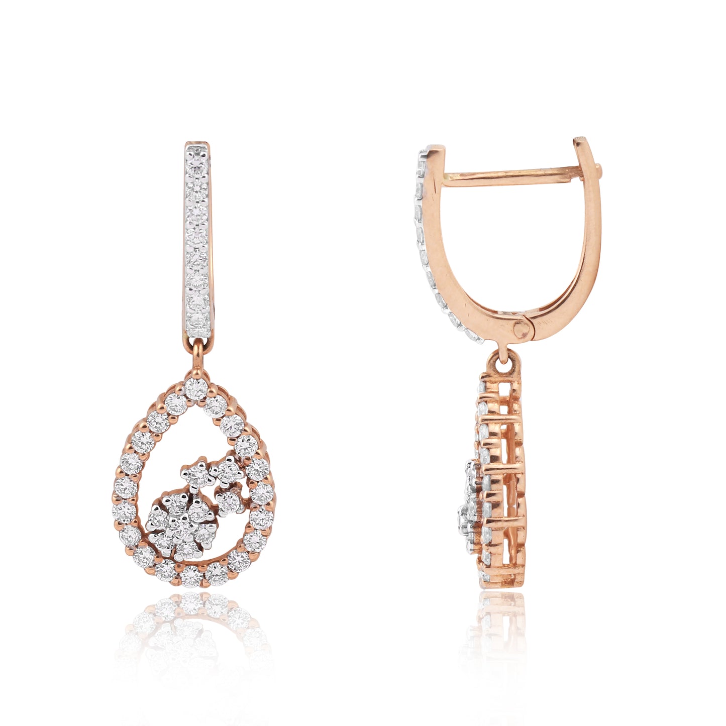 Celestial Bloom Diamond Pendant Set