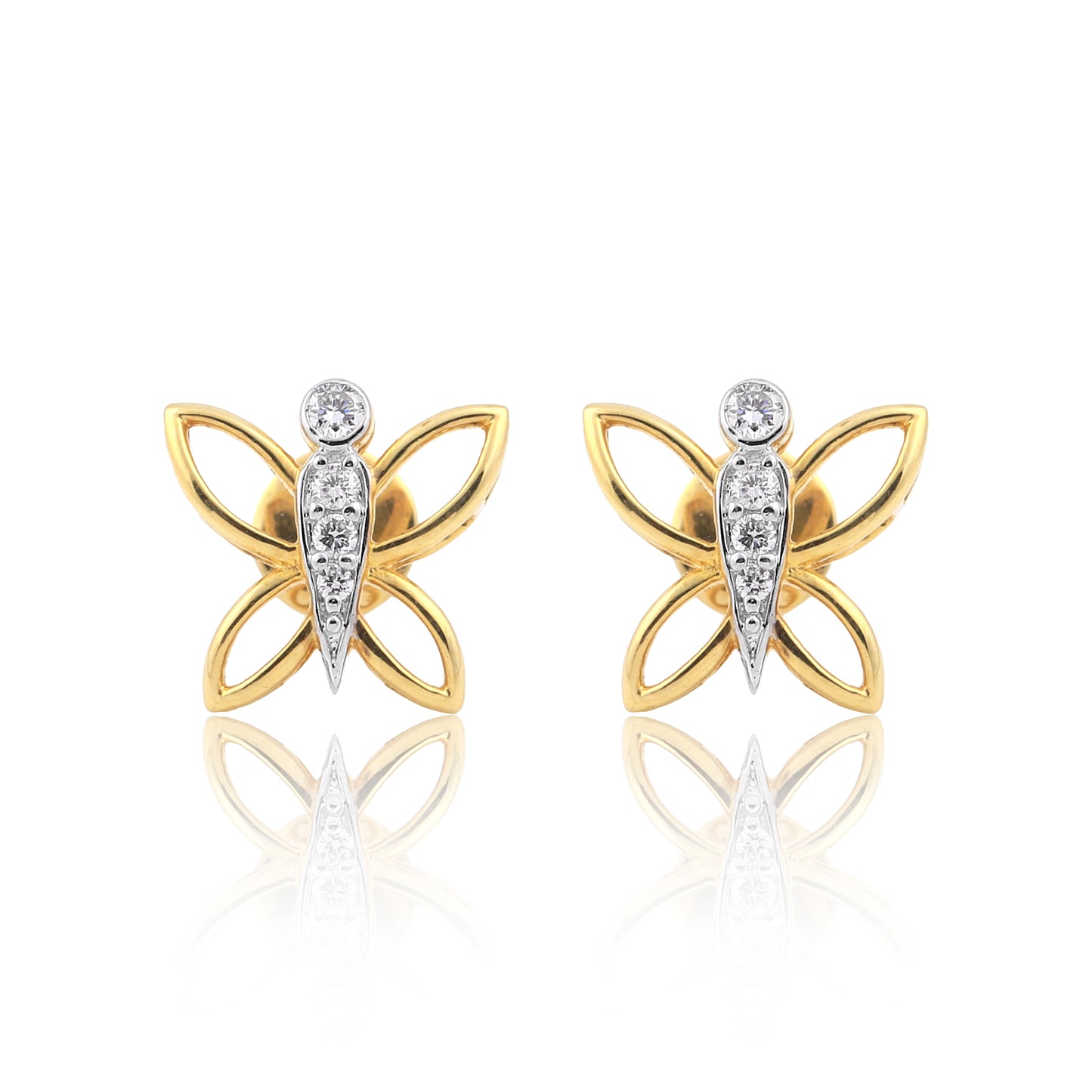 Butterfly Bliss Diamond Pendant Set