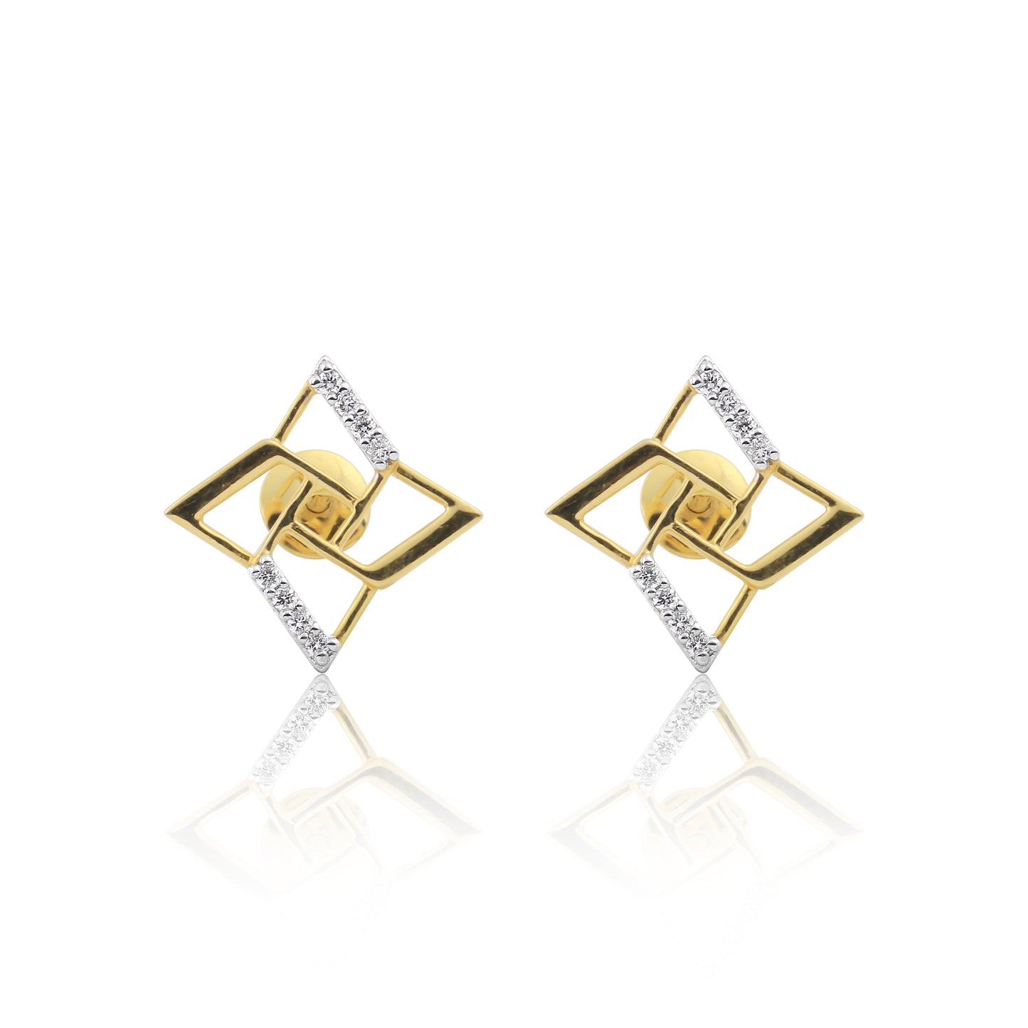 Modern Radiance Diamond Pendant Set