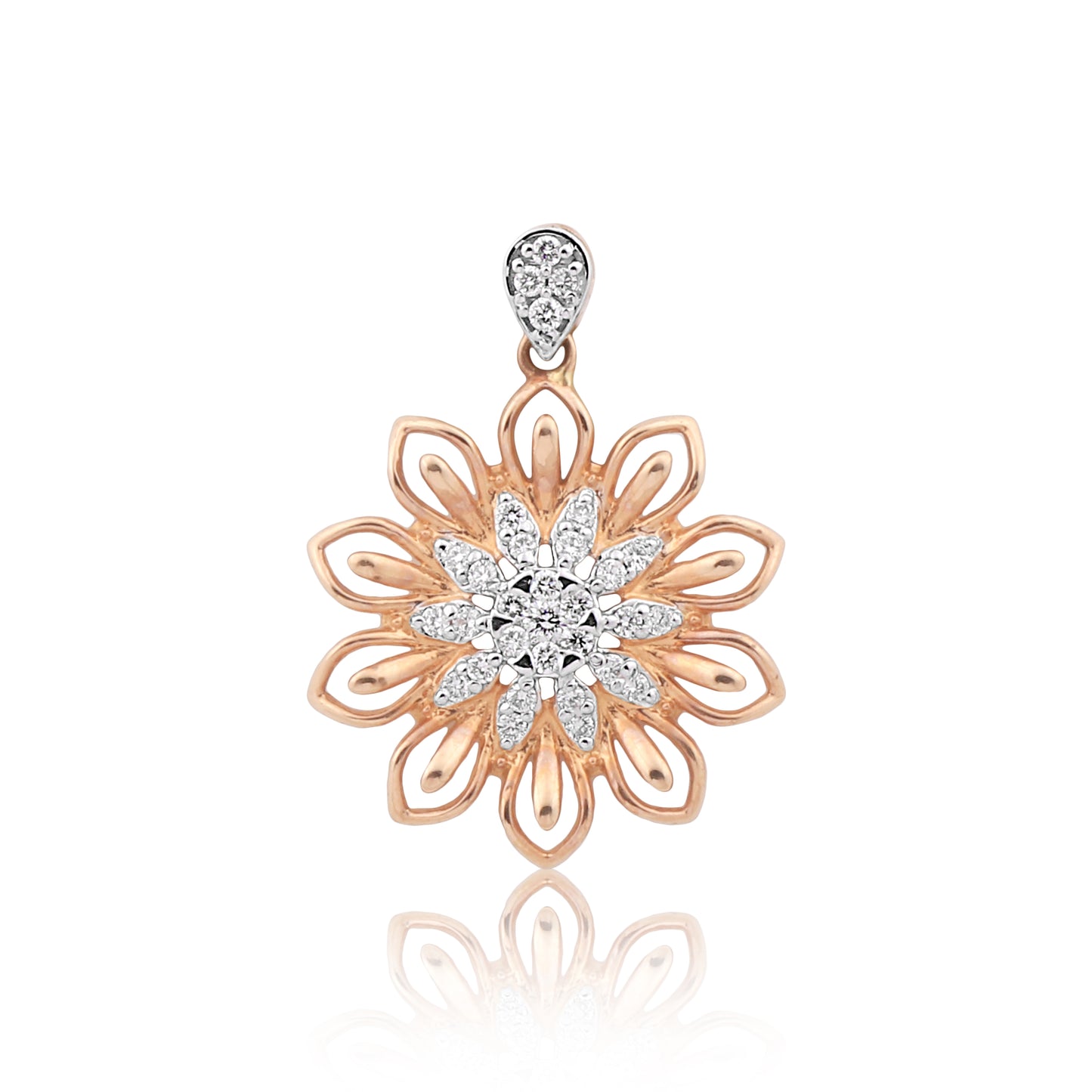 Blossom Aura Diamond Pendant Set