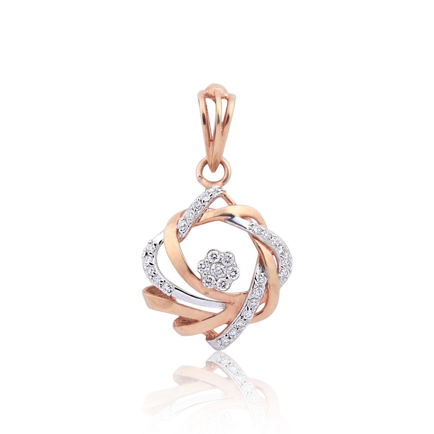 Harmony Solitaire Fusion Diamond Pendant Set