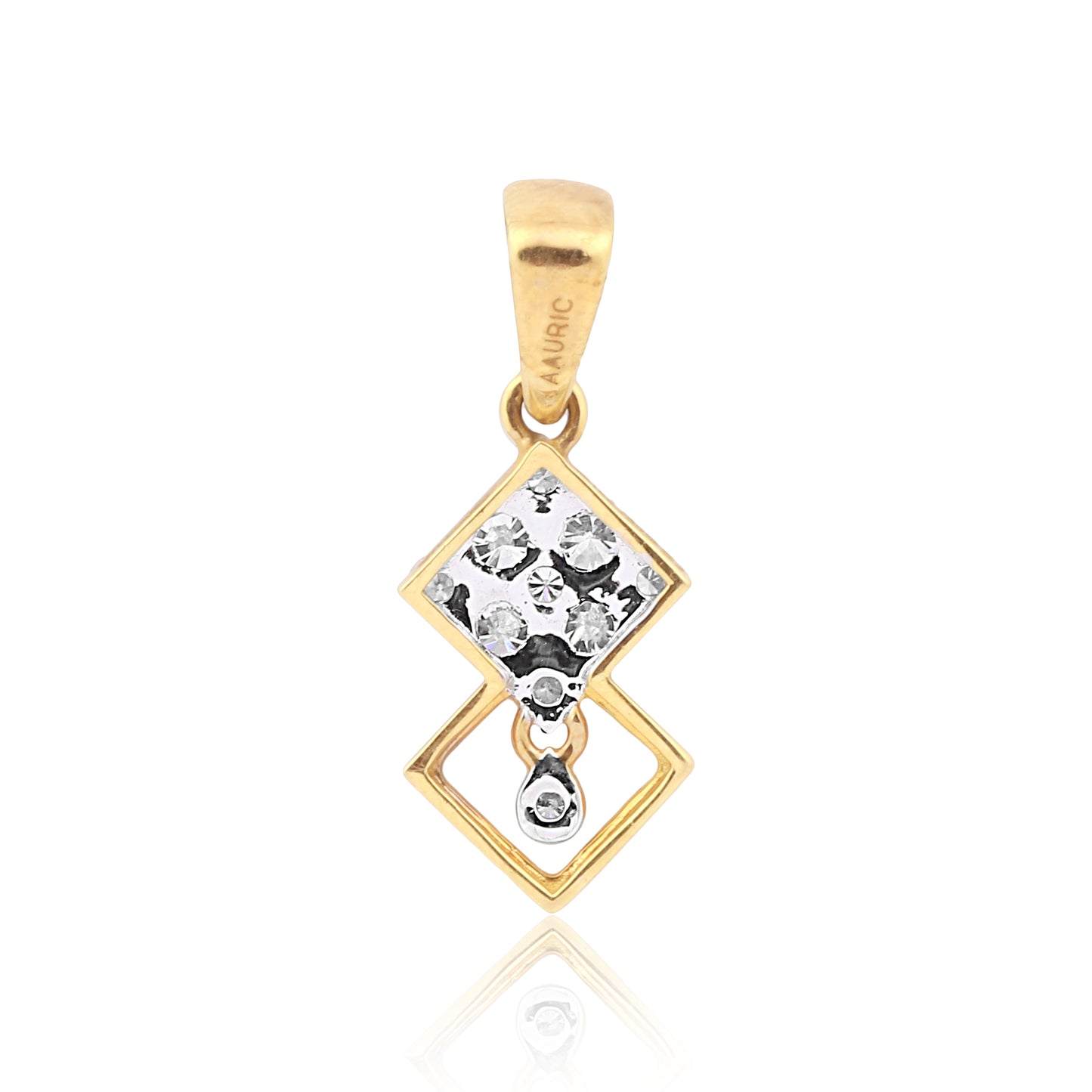 Geometric Diamond Pendant