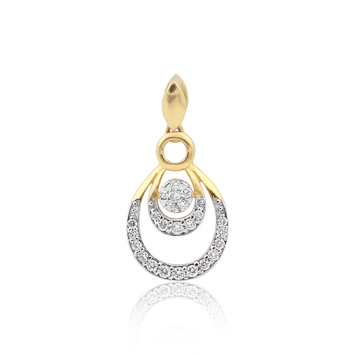 Radiant Teardrop Harmony Diamond Pendant Set