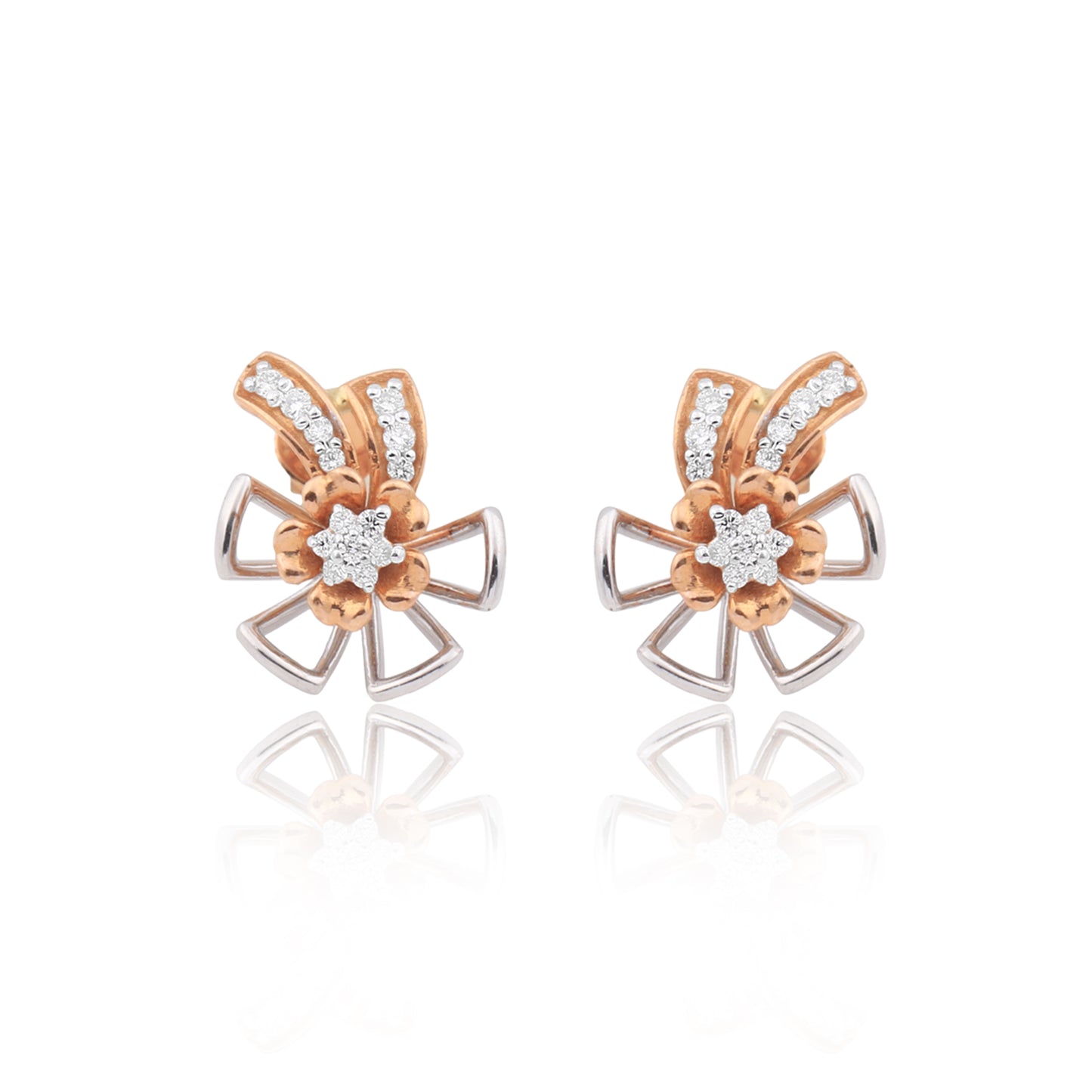 Radiant Bloom Diamond Pendant Set