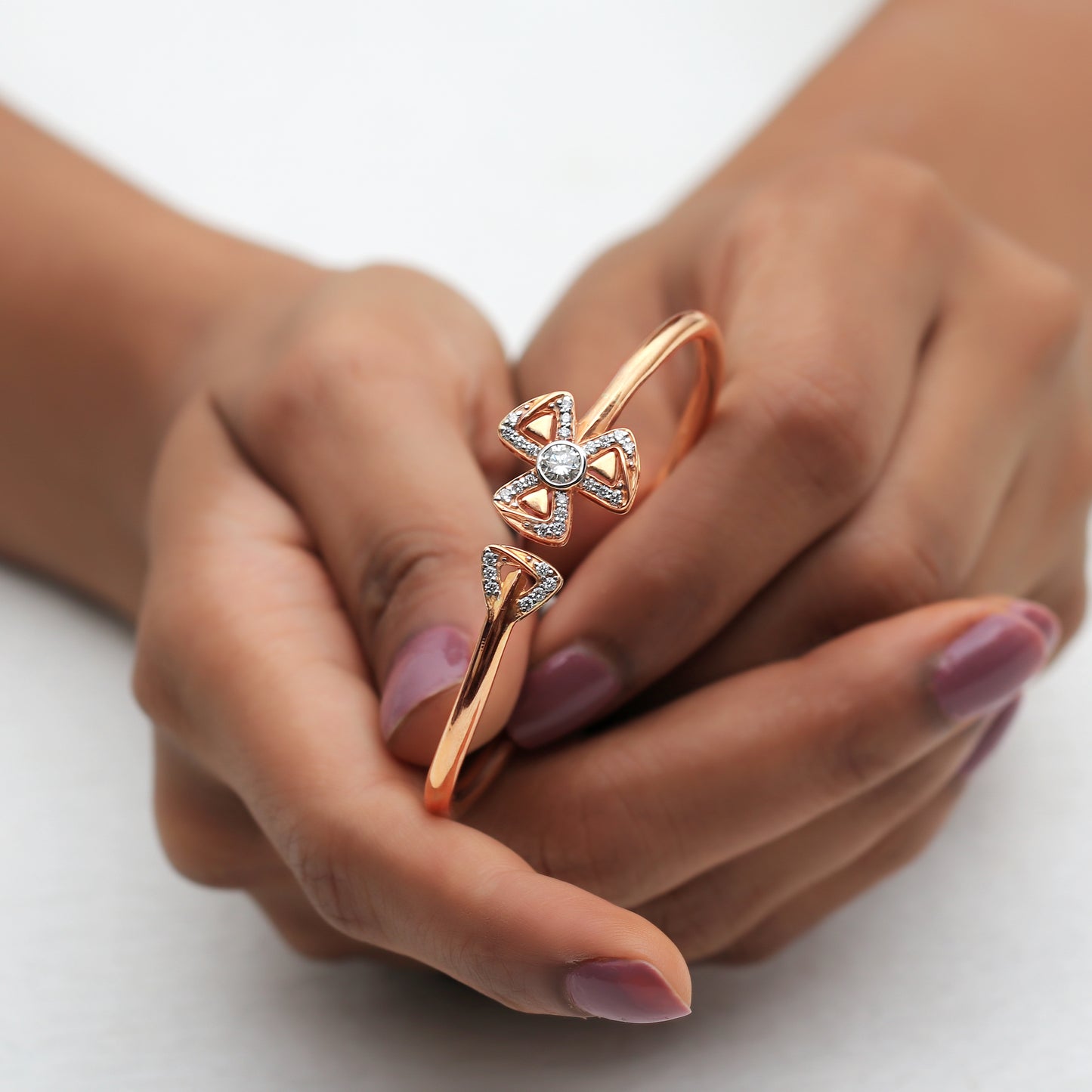 Blossom Arrow Diamond Bangle
