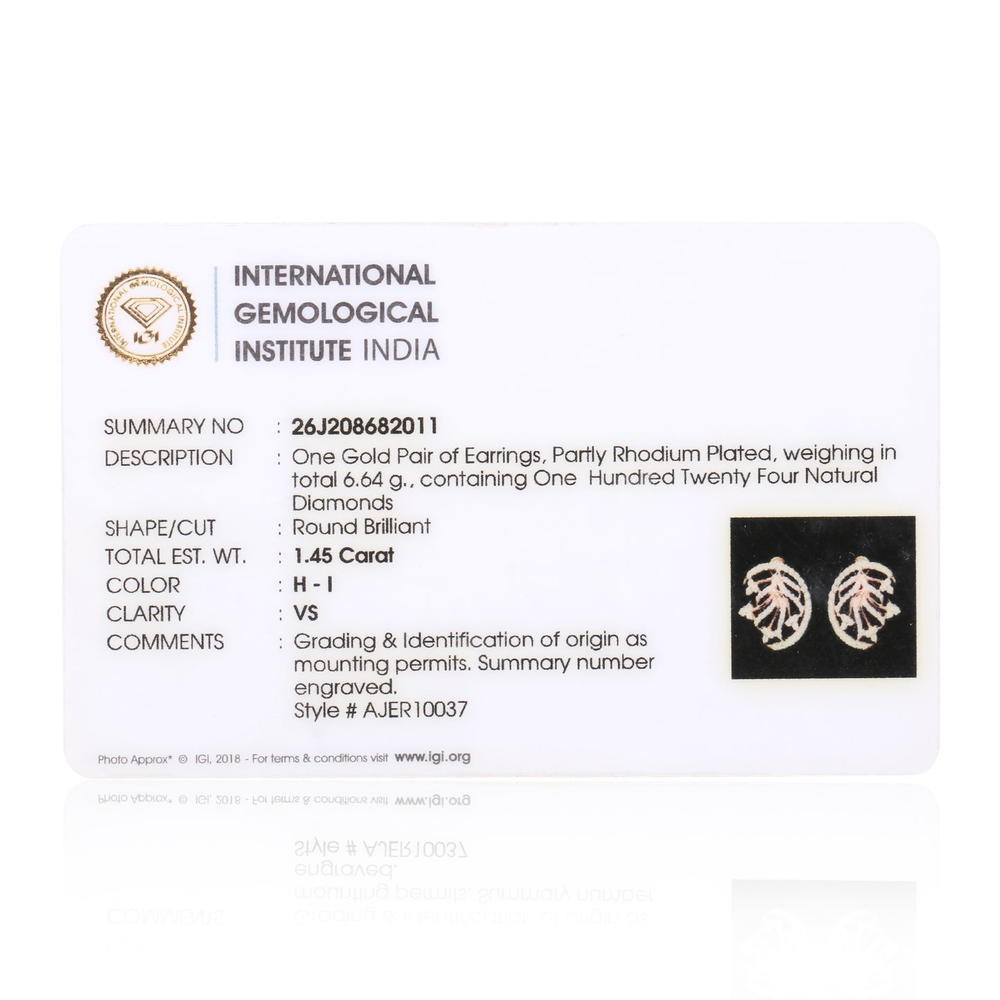 Diamond Leaf Stud Earrings