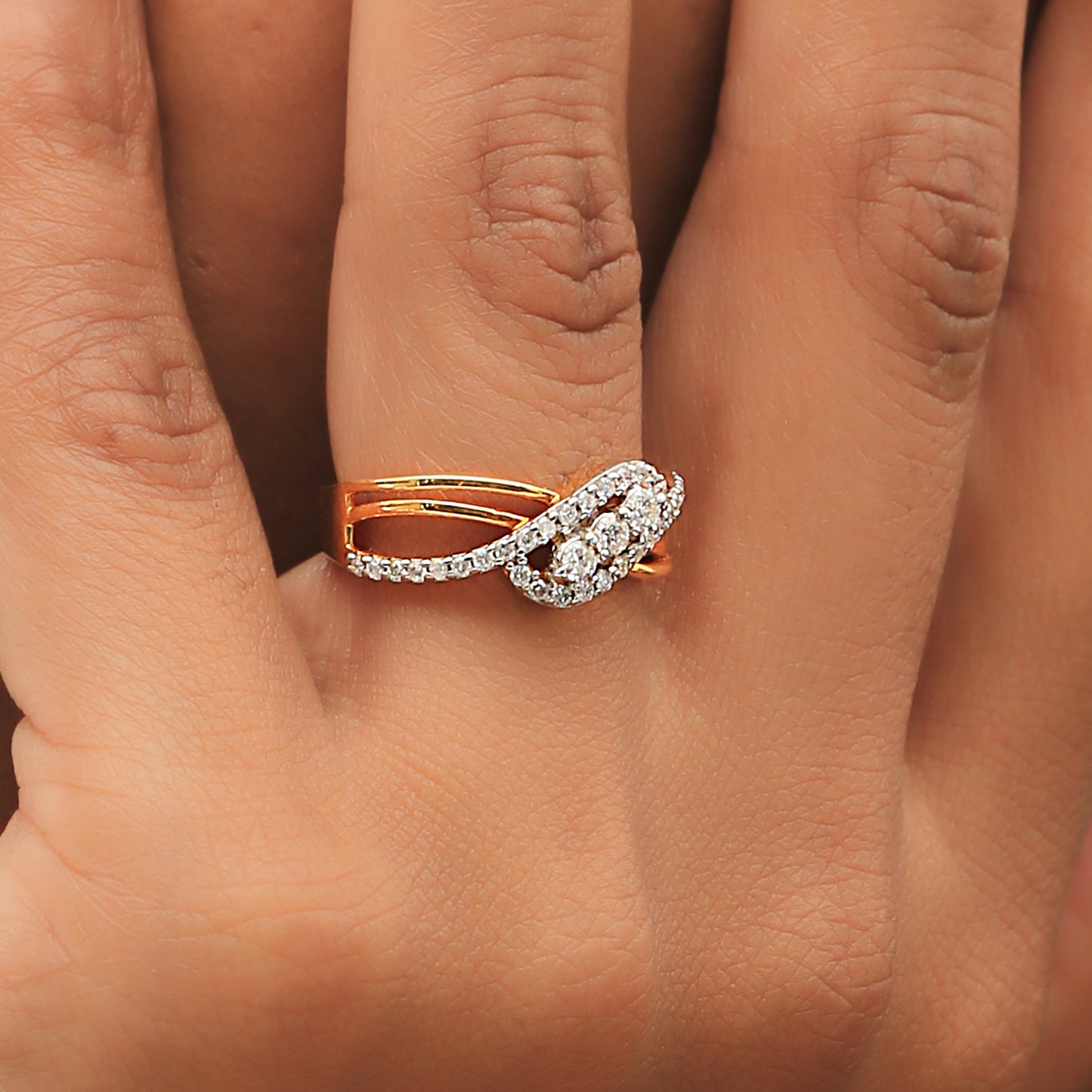 Cluster Diamond Ladies Ring