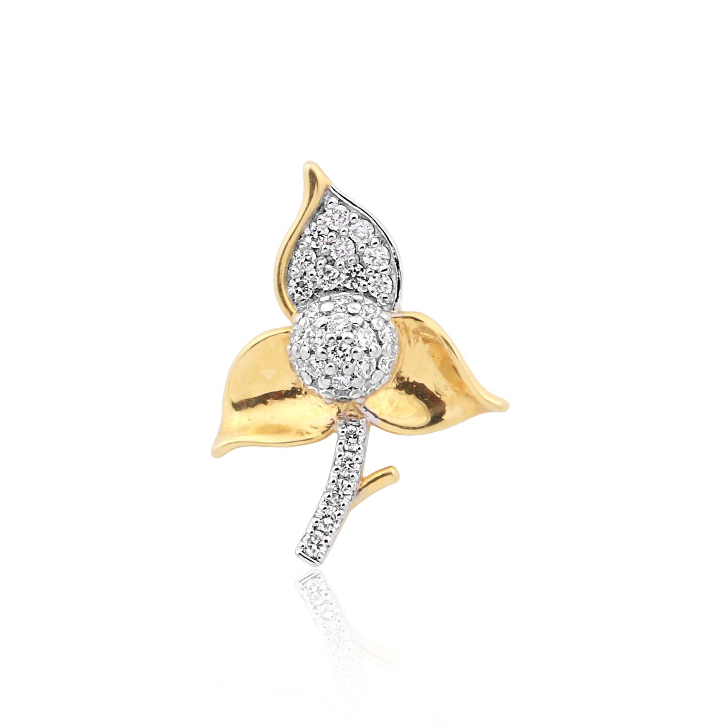 Radiant Bloom Diamond Pendant Set