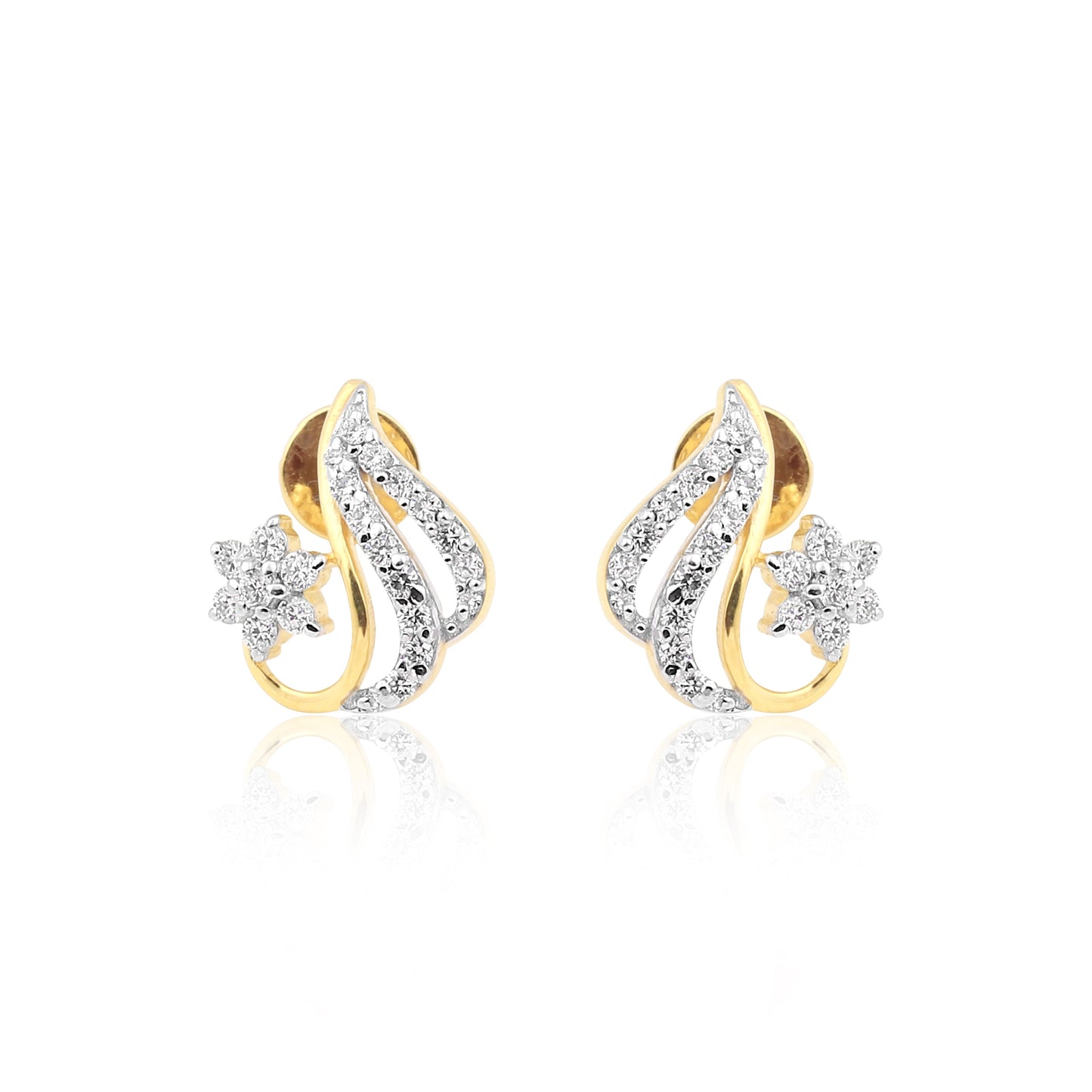 IGI Certified Diamond Pendant Set 0.66 Ct 18K Gold G-H VS Gift for Women