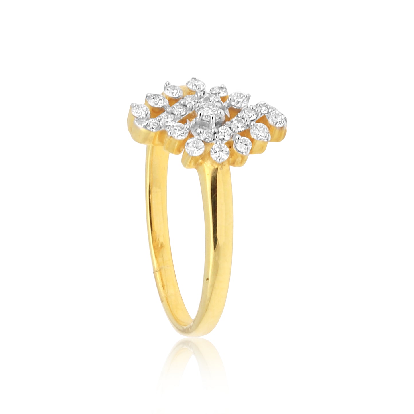 Yellow Gold Serene Diamond Ring