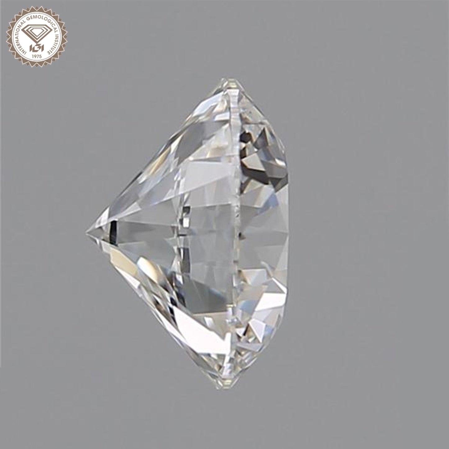 IGI Certified 2.01 Ct. Round Cut CVD Diamond F Color SI1 Clarity