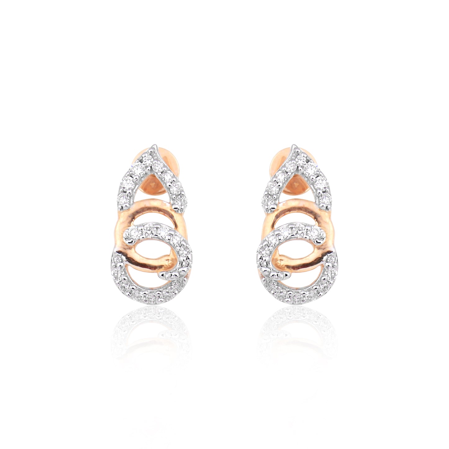 Celestia Spiral Diamond Pendant Set