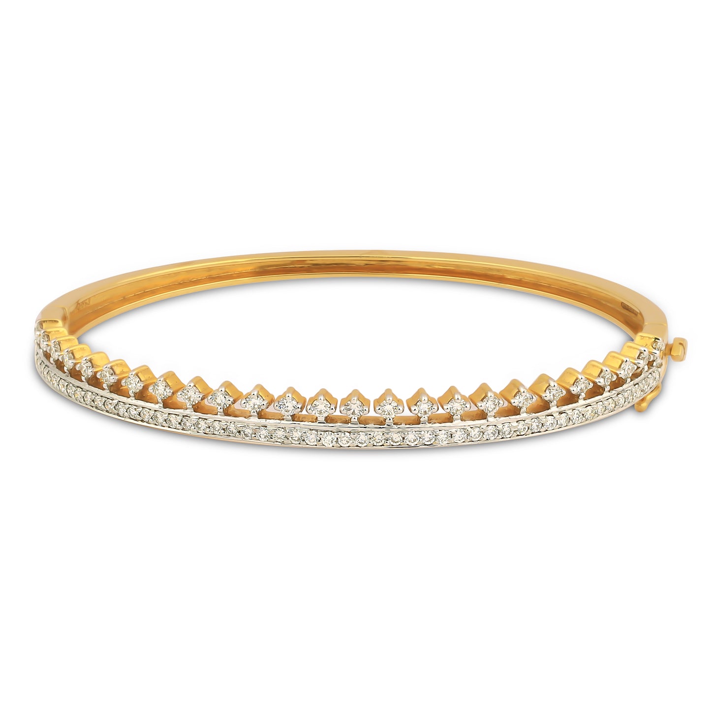 Radiant Row Diamond Bangle