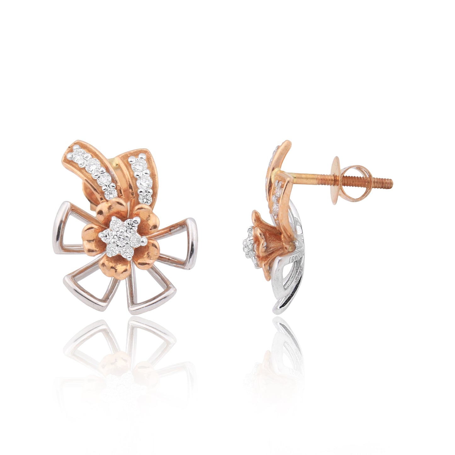 Radiant Bloom Diamond Pendant Set