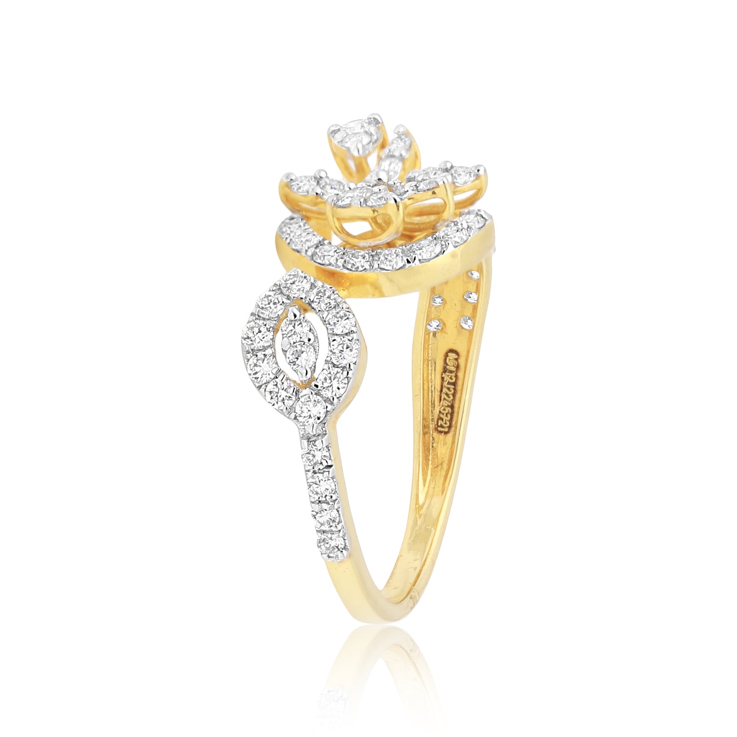 Radiant Halo Diamond Ring