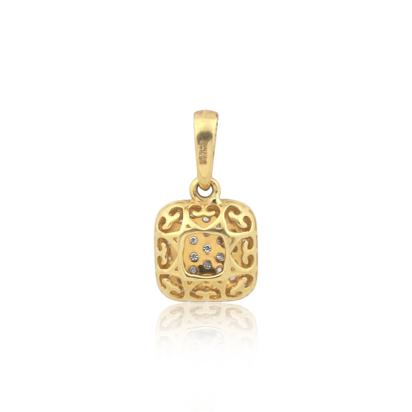 Celestia Cushion Diamond Pendant