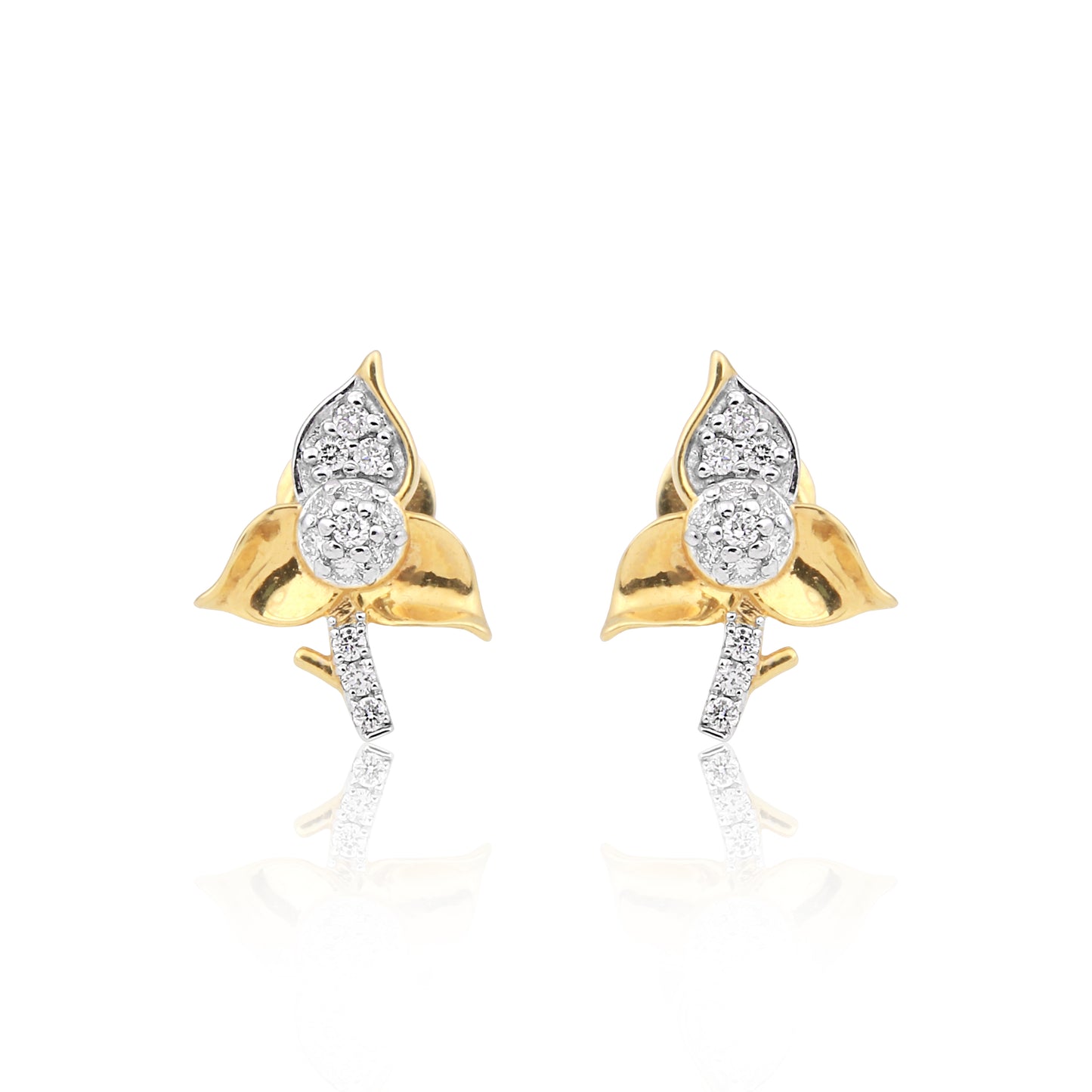 Radiant Bloom Diamond Pendant Set